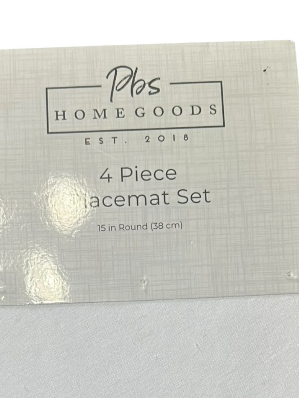 PSB Homegoods round placemat